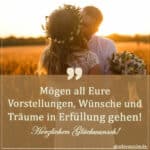 71+ Originelle & persönliche Glückwünsche zur Hochzeit